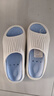 潔麗雅運動(dòng)拖鞋男士外出夏季2026新款高端戶(hù)外防滑防臭厚底涼拖鞋男外穿 白藍【1.0常規款 運動(dòng)外穿 防滑減震】 40-41 【適合39-40碼】 曬單實(shí)拍圖