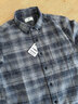 佐丹奴純棉磨毛襯衫男秋冬新款單口袋商務(wù)休閑襯衣男長(cháng)袖01045859 81藍灰大格子 M 曬單實(shí)拍圖
