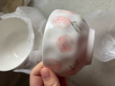 順祥萬(wàn)祥飯碗具套裝小碗6個(gè)裝套裝吃米飯碗釉下彩陶瓷家用飯碗高顏值 曬單實(shí)拍圖