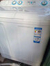 海爾（Haier）半自動(dòng)雙桶洗衣機 10KG 雙電機雙缸 家電國家補貼以舊換新京東自營(yíng) XPB100-81D2 曬單實(shí)拍圖