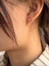 兩世歡S999足銀迷你小耳釘女養耳洞洗睡免摘小巧純銀耳環(huán)學(xué)生耳棒禮物女 【999足銀耳釘】一對 曬單實(shí)拍圖