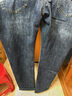 HLA海瀾之家直筒牛仔褲男動(dòng)力火箭繡花褲子男秋季新年 曬單實(shí)拍圖