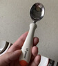 世喜兒童不銹鋼勺寶寶訓練勺1歲自主進(jìn)食勺子元寶勺熱帶橙餐具單只裝 曬單實(shí)拍圖