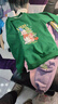 真維斯（Jeanswest）童裝兒童演出服圣誕節表演服裝男童女童紅色元旦運動(dòng)會(huì )套裝 【圣誕加絨衛衣】綠麋鹿和雪人_5 130 130cm 【推薦40-52斤】 曬單實(shí)拍圖