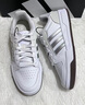 adidas ENTRAP美式校園風(fēng)運動(dòng)少年感復古籃球風(fēng)板鞋男女阿迪達斯   白色/暗銀金屬/樹(shù)脂黃   37 曬單實(shí)拍圖