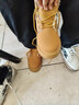 啄木鳥(niǎo)馬丁靴男春夏高幫英倫風(fēng)工裝大黃靴男士加絨棉鞋厚底戶(hù)外大碼皮靴 (加絨款)卡其 40 曬單實(shí)拍圖
