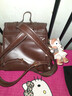 迪士尼（Disney）雙肩包女士新款旅行包輕奢背包高顏值通勤新年生日禮物女生閨蜜 學(xué)院風(fēng)-咖啡色【贈雪莉玫掛件】 曬單實(shí)拍圖