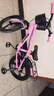 兒童自行車(chē)男孩3-5-6-8-9-12歲小女孩腳踏單車(chē)中大童寶寶輕便童車(chē) 公主粉【一體輪】減震雙碟剎+后座+單撐+輔助輪 18寸適合身高（120-140cm） 曬單實(shí)拍圖