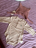 babylove嬰兒連體衣秋冬季棉氨彈力哈衣爬爬服休閑男女寶寶衣服打底睡衣 曬單實(shí)拍圖