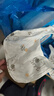 愛(ài)貝迪拉（AIBEDILA）嬰兒純棉新生兒紗布U型圍嘴寶寶口水巾防水吐奶飯兜薄款春夏加長(cháng) 純棉3條裝【7A抗菌 親膚透氣】綿綿甜兔 曬單實(shí)拍圖