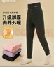 頂瓜瓜兒童加絨加厚保暖褲秋冬男童高腰棉褲校服神器內穿單條秋褲 灰120 曬單實(shí)拍圖