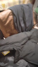 花花公子羽絨棉服男士外套秋冬季加厚棉衣男褂子休閑青年潮流百搭棉襖子男 黑色QWE 4XL [170-185斤] 曬單實(shí)拍圖