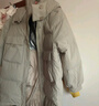 雪中飛女士長(cháng)款羽絨服秋冬保暖休閑連帽通勤羽絨外套女深灰色170 曬單實(shí)拍圖