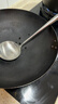 鐵娃公社鐵鍋炒鍋手工鍛打純鐵鍋無(wú)涂層不粘鍋炒菜煤氣灶家用圓底炒鍋32cm 曬單實(shí)拍圖