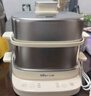 小熊（Bear）煮蛋器 蒸蛋器 自動(dòng)斷電不銹鋼 大閘蟹電蒸鍋小型2-3人用 智能早餐機神器 ZDQ-E12L6 政府補貼 曬單實(shí)拍圖