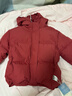 童泰（TONGTAI）寶寶羽絨服外套冬季兒童衣服男女童鴨絨服五防連帽上衣紅色110cm 曬單實(shí)拍圖