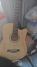 相思鳥(niǎo) 民謠吉他38寸初學(xué)者入門(mén)男女吉他樂(lè )器 亮光原木色 曬單實(shí)拍圖