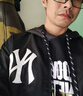 NEW ERA紐亦華MLB棒球NY夾克刺繡春秋男女情侶運動(dòng)休閑外套 13546435-黑色 NY S 曬單實(shí)拍圖
