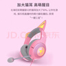 雷蛇（Razer） 北海巨妖萌貓V2專(zhuān)業(yè)頭戴式耳機7.1環(huán)繞電競游戲耳機 吃雞耳機 電腦耳機 萌貓版 V2 粉晶 曬單實(shí)拍圖