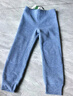左西男童冬季兒童加絨加厚護膝高腰彈力保暖褲內穿打底褲 藍灰色 140 曬單實(shí)拍圖
