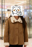 俏聞（QIAOWEN）2025冬季新款皮毛一體外套女寬松氣質(zhì)翻領(lǐng)兩面穿保暖外套夾克上衣 咖色（兩面穿） L 建議（115-125斤） 曬單實(shí)拍圖