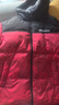 波司登25羽絨服兒童5A抗菌短款加厚防寒新年紅親子連帽外套 曬單實(shí)拍圖