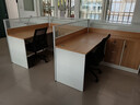 皇澳辦公室職員桌帶柜財務(wù)辦公桌簡(jiǎn)約現代員工位46雙人位屏風(fēng)卡座桌椅 單人位（左側柜） 曬單實(shí)拍圖