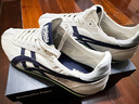 Onitsuka Tiger鬼塚虎RUNSPARK男女春夏季復古舒適運動(dòng)休閑鞋 米色/深藍色 42.5 曬單實(shí)拍圖