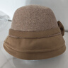 赫本風(fēng)蝴蝶結羊毛漁夫帽子女士高檔時(shí)尚秋冬季輕奢保暖禮帽盆帽子 赫本風(fēng)蝴蝶結羊毛漁夫帽【卡其色】 曬單實(shí)拍圖