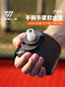 WRELS運動(dòng)手持軟水壺健身打球騎行跑步手腕水瓶男女戶(hù)外硅膠便攜直飲杯 透黑 曬單實(shí)拍圖