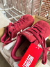環(huán)球德訓鞋女2026冬季新款內增高學(xué)生休閑板鞋軟底運動(dòng)鞋本命年紅鞋 酒紅 36 曬單實(shí)拍圖