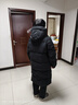 鴨鴨【孫穎莎同款】中長(cháng)款男女同款羽絨服2025爆款過(guò)膝長(cháng)款加厚外套 星空黑色 【孫穎莎同款】 M 170/88A(M) 曬單實(shí)拍圖