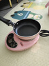 活石（LIVING STONES）兒童迷你小廚房真煮全套裝廚房玩具可以做飯7-14歲食品級小孩專(zhuān)用 44件粉（兩湯鍋+蒸籠+電飯煲） 女孩生日禮物8-9-12歲加大號可以真炒的 曬單實(shí)拍圖