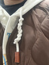 波司登（BOSIDENG）25年新款輕薄羽絨服女短款90絨三防輕便內膽葫蘆紋外套B250131012 砂礫棕7B51-可露麗風(fēng) XS 155/80A 體重約100斤以?xún)?曬單實(shí)拍圖