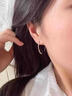 戚小米s999純銀簡(jiǎn)約線(xiàn)條耳環(huán)女小眾高級百搭耳釘養耳洞耳鉤2026新款耳飾 簡(jiǎn)約線(xiàn)條耳環(huán)【通體999足銀】 曬單實(shí)拍圖