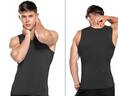 冰絲背心男款坎肩無(wú)痕薄款無(wú)袖t恤男士健身運動(dòng)寬松夏季打底V領(lǐng) 黑色【單件裝】 2XL 【建議130-150斤】 曬單實(shí)拍圖