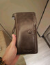 GIOIO日本進(jìn)口名牌錢(qián)包男士長(cháng)款拉鏈真皮手拿包多功能卡包牛皮手包男式 咖啡色(當天發(fā)貨) 曬單實(shí)拍圖