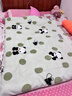 艾薇幼兒園冬被嬰兒寶寶兒童牛奶絨被套【配被芯】 120*150cm 熊貓 曬單實(shí)拍圖