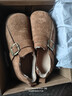拉夏貝爾（La Chapelle）女鞋棉鞋女冬季新款加絨防寒勃肯鞋百搭保暖鞋子女-XXE11 焦糖 39 曬單實(shí)拍圖