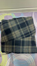 絲柏舍格子半身裙2026春裝新款女裝口袋松緊高腰中長(cháng)款A字裙 曬單實(shí)拍圖