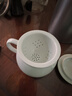 昌南茶杯陶瓷帶過(guò)濾帶蓋景德鎮影青單杯子家用辦公泡茶杯禪意蓮心 曬單實(shí)拍圖