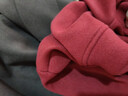 浪莎（LangSha）一體絨半高領(lǐng)長(cháng)袖女秋冬季修身顯瘦打底衫加絨加厚內搭保暖上衣 咖啡色+酒紅[加絨加厚] XL [建議115-130斤] 曬單實(shí)拍圖