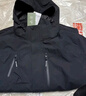 探拓（TECTOP）沖鋒衣三合一加厚防寒保暖戶(hù)外滑雪情侶登山服 05CF 經(jīng)典黑XL 曬單實(shí)拍圖