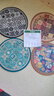 寶麗彩大號隔熱墊餐墊鍋墊杯碗墊子高級感菜盤(pán)砂鍋防燙餐桌墊家用耐高溫 波西米亞風(fēng) 直徑18cm【四件套】 曬單實(shí)拍圖