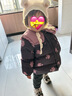 巴厘小豬女童羽絨服外套冬季保暖白鴨絨外出服兒童加絨三防衣服女寶寶冬裝 風(fēng)箏 100 曬單實(shí)拍圖