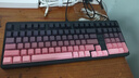 邁從（MCHOSE） G98 V2客制化機械鍵盤(pán)gasket結構三模2.4G/有線(xiàn)/藍牙hifi全鍵熱插拔電競游戲辦公電腦平板 G98 V2 黑莓粉-烈焰橙軸 曬單實(shí)拍圖