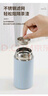 胖東來(lái)同款迷你口袋杯304不銹鋼保溫杯智能測溫男女可攜式智能禮 不顯示溫度200毫升顏色隨機 無(wú)茶隔 200ml 曬單實(shí)拍圖