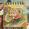 咔巴熊小號立體臺歷2026 學(xué)生桌面擺件辦公室索引貼紙記事月歷 馬年計劃日歷 龍馬精神 曬單實(shí)拍圖
