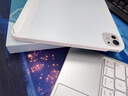 競閃妙控鍵盤(pán)伴侶殼ipadPro11寸Air6碳纖維紋理殼10.9帶觸點(diǎn)保護殼12.9兼容蘋(píng)果妙控鍵盤(pán)平板保護套 iPad Pro 2024（11寸）白 曬單實(shí)拍圖