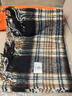SOMUBAY美拉德復古圍巾男新款高級感流蘇格子秋冬加長(cháng)加厚保暖圍脖女禮物 美拉德咖色 曬單實(shí)拍圖